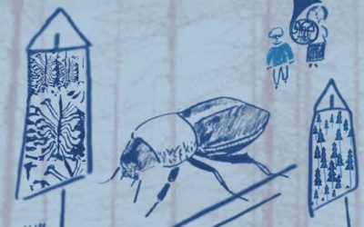 coming up: Borkenkäfer Prozession / 24. April start 2pm / Bibliothek Pfalzen / Südtirol